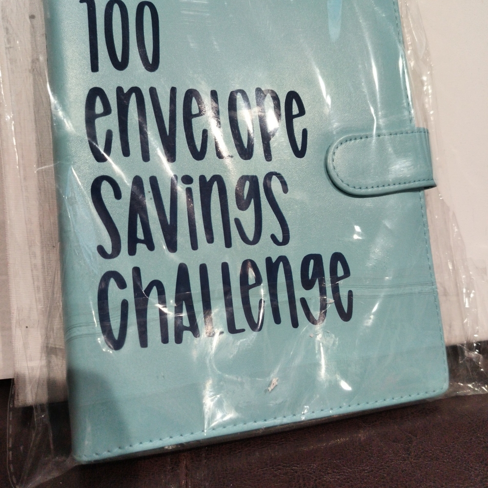 Blue Envelope Savings Challenge Binder